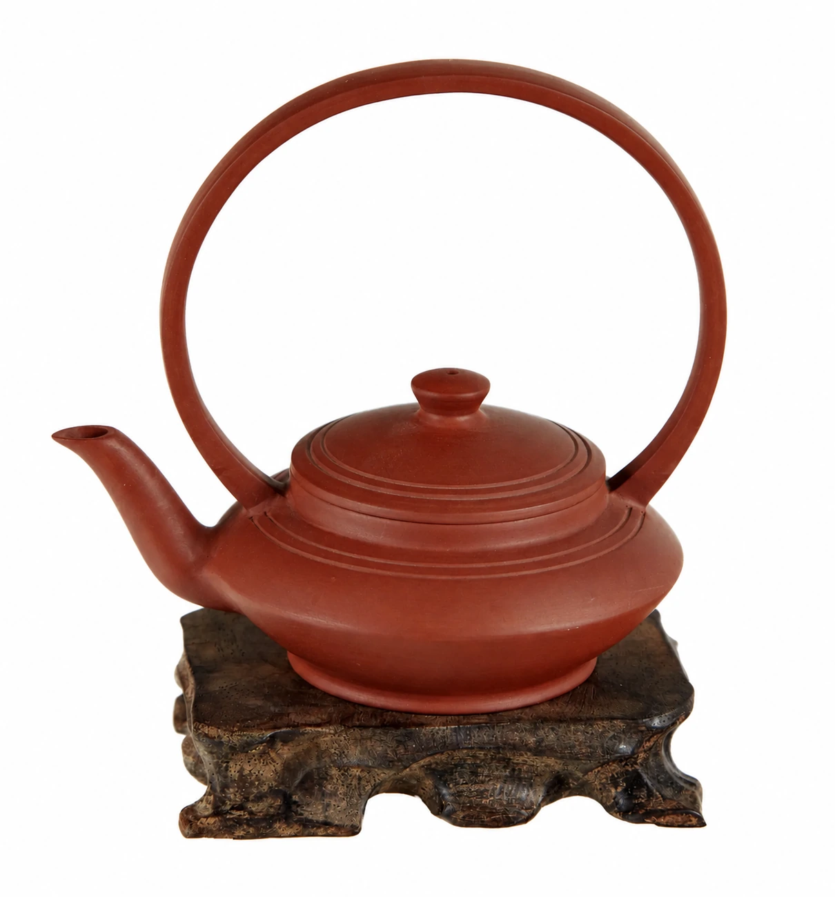 Feidie Tiliang red-clay teapot by Zhang Jincai